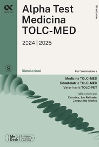 copertina di Alpha Test Medicina TOLC - MED e TOLC-VET 2024 / 2025 - Simulazioni - Per l' ammissione ...