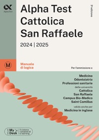 copertina di Alpha Test Cattolica - San Raffaele 2024 / 2025 - Manuale di Logica - Per l' ammissione ...