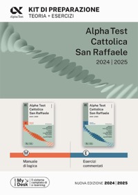 copertina di Alpha Test Cattolica - San Raffaele 2024 / 2025 - Kit di Preparazione - Manuale di ...
