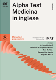 copertina di Alpha Test Medicina in inglese IMAT - Manuale di preparazione 2024 / 2025 - Valido ...