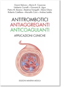 copertina di Antitrombotici, antiaggreganti, anticoagulanti - Applicazioni cliniche