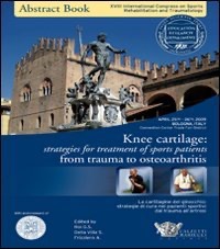 copertina di La cartilagine del ginocchio: strategie di cura nei pazienti sportivi dal trauma ...