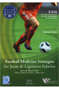 copertina di Football medicine strategies for joint and ligament injuries