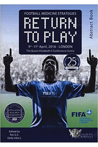 copertina di Football medicine strategies - Return to play