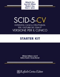copertina di SCID - 5 - CV Starter kit - Intervista clinica strutturata per i disturbi del DSM ...