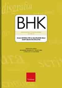 copertina di BHK - Scala sintetica per la valutazione della scrittura in eta' evolutiva