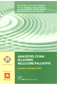 copertina di Analisi del clima di lavoro nelle cure palliative - Progetto di indagine 2005