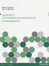 copertina di Genetica : un approccio integrato con Mastering genetics