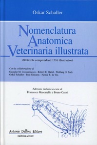 copertina di Nomenclatura anatomica veterinaria illustrata