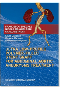 copertina di Ultra low - profile polymer - filled stent graft for abdominal aortic aneurysms treatment