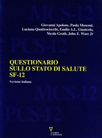 copertina di Questionario sullo stato di salute SF-12 - Manuale della versione italiana 