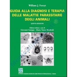 copertina di Guida alla diagnosi e terapia delle malattie parassitarie degli animali