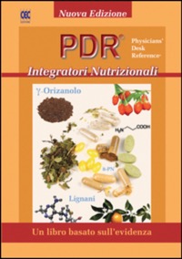 copertina di PDR  ( Physicians Desk Reference ) - Integratori Nutrizionali - Un libro basato sull' ...