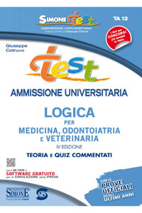 copertina di Test ammissione universitaria 2015 - Logica per Medicina, Odontoiatria e Veterinaria ...