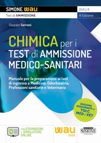 copertina di Chimica per i test di ammissione medico - sanitari - Manuale per la preparazione ...