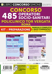 copertina di Concorso 485 Operatori Socio - Sanitari Policlinico Tor Vergata Roma - KIT di preparazione ...