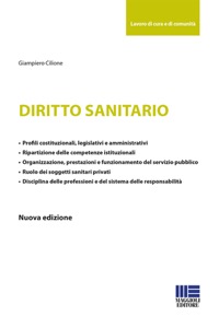 copertina di Diritto sanitario - Profili costituzionali, legislativi e amministrativi - Ripartizione ...