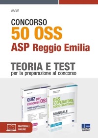 copertina di Concorso 50 OSS - ASP Reggio Emilia - KIT Teoria e Test per la preparazione al concorso