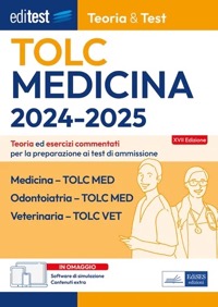 copertina di EdiTest - Teoria e Test - Medicina, Odontoiatria, Veterinaria 2024 / 2025 - Manuale ...