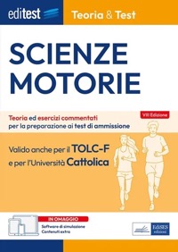 copertina di EdiTest Scienze motorie - Teoria e Test - Teoria ed esercizi commentati per la preparazione ...
