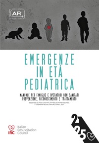 copertina di Emergenza in età pediatrica . Manuale per famiglie e operatori non sanitari ,prevenzione ...