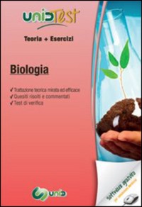 copertina di Biologia - Teoria + Esercizi - Trattazione teorica mirata ed efficace, quesiti risolti ...