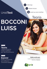 copertina di Manuale di teoria per i test di ammissione Bocconi e LUISS - Con  versione digitale ...