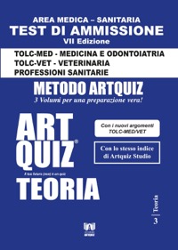 copertina di ArtQuiz Teoria VII Edizione A.A. 2023 / 2024 - Test di ammissione per Medicina, Odontoiatria, ...