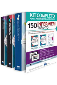copertina di Kit completo concorso 150 Infermieri ASL Taranto - Kit per tutte le prove del concorso ...