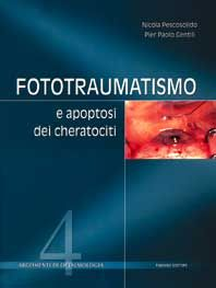 copertina di Fototraumatismo e apoptosi dei cheratociti