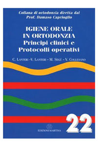 copertina di Igiene orale in Ortodonzia - Principi clinici e protocolli operativi