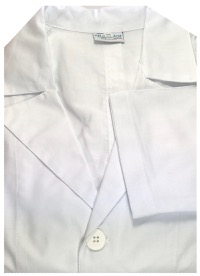 copertina di Camice medico uomo colore bianco  tg 46 Bianco