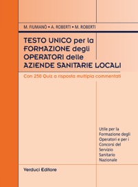 copertina di Testo unico per la formazione degli operatori delle aziende sanitarie locali - Tesi ...
