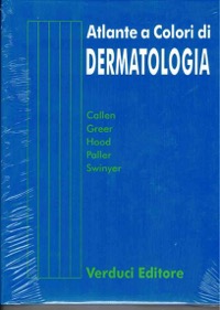 copertina di Atlante a colori di dermatologia