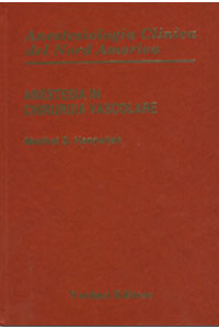 copertina di Anestesia in chirurgia vascolare