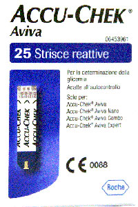 copertina di Accu - chek Aviva Kit - strisce di glicemia conf. da 25