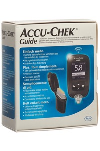 copertina di Misuratore glicemia ACCU- CHEK GUIDE ROCHE KIT: strumento + pungidito Fastclix