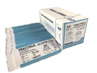 copertina di Sutura chirurgica sterile PRACTISILK® - confezione da 12 -  USP 3 / 0  20 mm 3 / ...