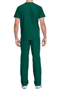 copertina di Set completo ospedaliero Cherokee Originals - casacca manica corta e pantalone Unisex tg XS Verde Cacciatore