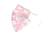 copertina di Mascherine FFP2 small ( pediatriche ) confezione da 20 pezzi tg Small Rosa - Fantasia arcobaleno