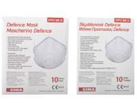 copertina di Mascherina a cono FFP3 con Valvola - conf. da 10 tg Adulto