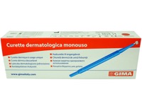 copertina di Curette dermatologiche sterili - diametro 2 mm, confezione da 10 pezzi tg 2 mm