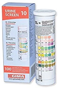 copertina di Strisce urina in flacone - 10 parametri - confezione 100 strisce