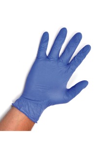 copertina di Guanti in nitrile senza polvere DOC veloforte - 100 pz tg Piccola