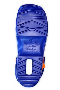 copertina di Zoccolo ospedaliero ultra leggero (200 grammi) con laccetto  tg 36 Blu