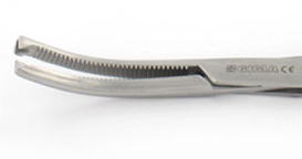 copertina di Pinza Kocher curva - 16 cm