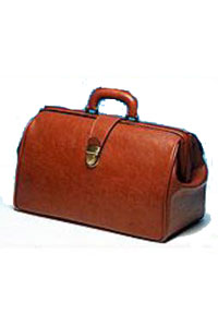 copertina di Borsa da medico ' TEXAS ' - in skay Cognac