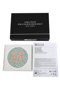 copertina di Tavole daltonismo adulti test di percezione del colore - 15 tavole