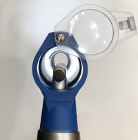 copertina di Otoscopio Heine Mini 3000 Luce convenzionale XHL Xenon Halogen Tecnology cod. D-001.70.210b Blu