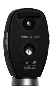 copertina di Oftalmoscopio Heine Mini 3000 tascabile compatto con illuminazione XHL Xenon Halogen ... Nero